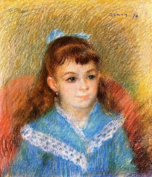Pierre Auguste Renoir : Portrait of a Young Girl, Elizabeth Maitre